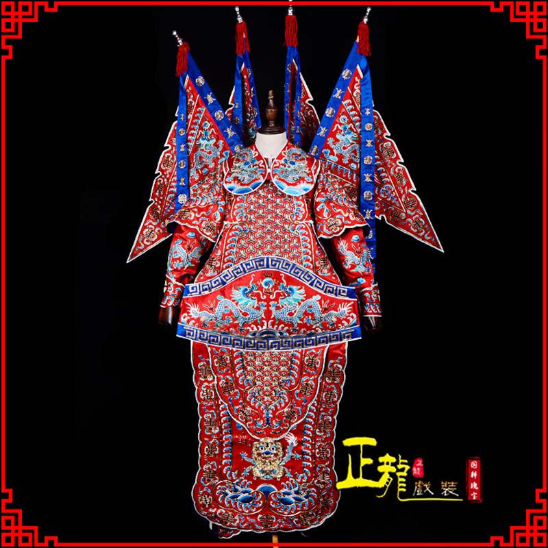 嘉祥武生戏服戏曲武将靠